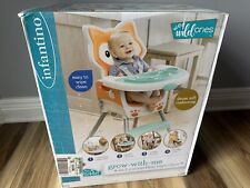 Infantino Grow-With-Me 4-in-1 Convertible High Chair, Unisex, 4-Ways to Use, Fox for sale  Shipping to South Africa