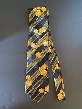 Gravata masculina Fox & Chave Marco Valenza 100% seda estampa floral feita na Itália comprar usado  Enviando para Brazil