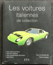 Livre voitures italiennes d'occasion  Versailles