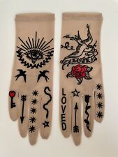 Netz handschuhe tattoo gebraucht kaufen  Furth