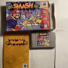 Super Smash Bros (Nintendo 64 N64) CIB autêntico-testado e funcionando, usado comprar usado  Enviando para Brazil