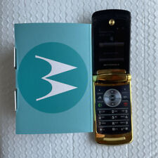 Teléfono móvil Motorola RAZR2 V8 2 GB desbloqueado GSM 2 MP abatible Bluetooth MP3 2,2" dorado segunda mano  Embacar hacia Argentina