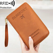 Rfid leather travel for sale  Shipping to Ireland