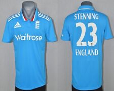 England Cricket Jersey Stenning 2014 Player Issue Cricket Blue Shirt Size L, used for sale  Shipping to South Africa