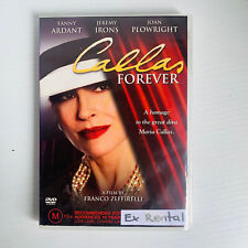 CALLAS FOREVER - Fanny Ardant, Jeremy Irons - DVD Região 4 Ex Aluguel comprar usado  Enviando para Brazil