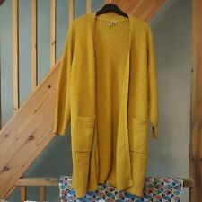 Mustard long cardigan for sale  MAIDSTONE