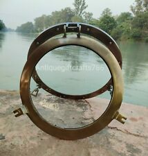 12 pulgadas barco canal ojo de buey ventana acabado vidrio-níquel barco ventana de pared ventana segunda mano  Embacar hacia Argentina