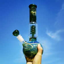 Usado, 11 "Fumar Shisha Pipe Hookah Glass Water Pipe Bong Bubbler Bongs + 14mm Bowl EUA. comprar usado  Enviando para Brazil