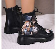 NOVO DESLUMBRANTE Botas Steampunk Moda Feminina Alice no País das Maravilhas comprar usado  Enviando para Brazil