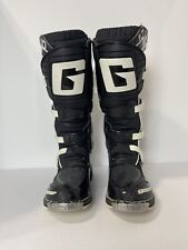 Garnier SG 10 Motocross/ATV Offroad Boots-Size 8-Black/White-Ankle Pivot for sale  Shipping to South Africa