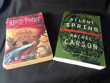 Usado, 2 livros - Harry Potter e a Câmara dos Segredos e Primavera Silenciosa comprar usado  Enviando para Brazil