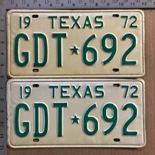 1972 texas license for sale  Milton Mills