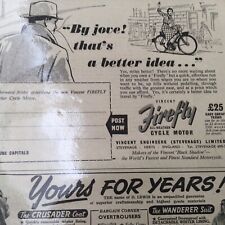 Vincent firefly advertising for sale  BRIGHTON
