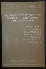 Economic Education - Ludwig von Mises Lecture Series Volume 22, Softcover for sale  Shipping to South Africa