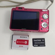 Aparat cyfrowy Sony Cybershot DSC-W170 10.1MP czerwony + bateria i karta pamięci na sprzedaż  Wysyłka do Poland