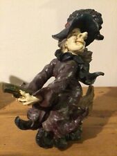 Witch broomstick figurine for sale  BUNGAY