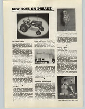 Used, 1948 PAPER AD Article Reuhl Toy Products Farmall Cub Farm Tractor for sale  Shipping to South Africa