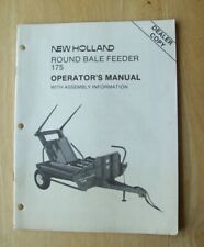 Original New Holland ~ 175 Round Bale Feeder ~ Operators Owners Manual for sale  Kendall