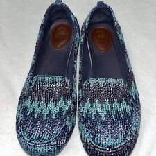 Zapatos planos para mujer The Sak, talla 9, tejidos de crochet azul/azulado segunda mano  Embacar hacia Argentina