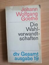 Goethe wahlverwandschaften dtv gebraucht kaufen  Berlin