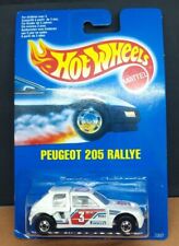 Hot Wheels #2307 Blue Card Peugeot 205 Rallye #3 1/64 W/Protector  d'occasion  Expédié en Belgium