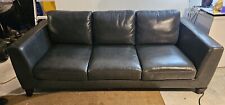 leather grey sofa color for sale  Panama City
