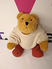 Colourbox Childs Soft toy Teddy Bear with jumper/socks 9" tall collectible plush, used for sale  Shipping to South Africa