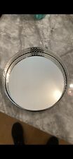 Silver mirrored tray for sale  LUTON