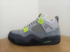 Nike Air Jordan 4 Retro SE NEON Mens Basketball  Sneakers Shoes Trainers UK 8 for sale  Shipping to South Africa