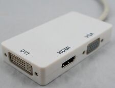 Adaptador Mini Puerto de Pantalla Thunderbolt a VGA HDMI DVI para MacBook Air Pro Mac segunda mano  Embacar hacia Argentina