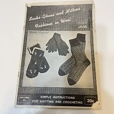 Guantes y guantes antiguos de colección calcetines de Hilde Fuchs libro de patrones de instrucciones segunda mano  Embacar hacia Argentina