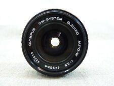Used, Olympus 28mm f/3.5 Wide Angle Lens G.Zuiko Auto-W for OM System - Thames Hospice for sale  MAIDENHEAD