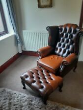 Seater leather chesterfield for sale  BACUP