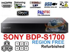 SONY BDP-S1700 Recondicionado REGIÃO LIVRE BLU-RAY DVD PLAYER ZONA A B C DVD 0-8 USB comprar usado  Enviando para Brazil