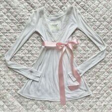 Blusa babydoll Abercrombie And Fitch bailarina tamanho XS, usado comprar usado  Enviando para Brazil