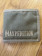Maxpedition AGR Tactical Low Profile Wallet Slim Hex Ripstop Nylon Pocket Tan, used for sale  Shipping to South Africa
