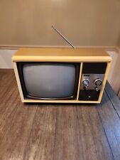 Vintage RCA AT 121T DIAL TV Solid State Television 12 inch B&W 1985 for sale  Shipping to South Africa