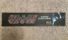 MISSION IMPOSSIBLE 3 Mini Movie Theatre Mylar - TOM CRUISE, used for sale  Shipping to South Africa