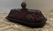 Vintage Avon 1876 Cape Cod Ruby Red Butter Dish 1982-1990 no box for sale  Canada