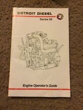 Used, Vintage Detroit diesel field series 92 engine operators guide manual 1991  for sale  Tulsa
