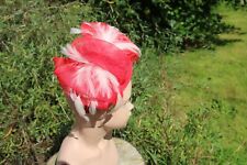 Red fascinator headband for sale  Ireland