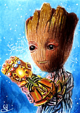 Baby groot guardians usato  Italia