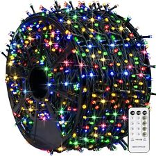 1000 luces LED de Navidad 328 pies luces de árbol de Navidad enchufe exterior con control remoto segunda mano  Embacar hacia Argentina