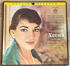 MARIA CALLAS Norma BELLINI CORELLI SERAFIN 1960s US ANGEL STEREO 3LP Caixa Estado perfeito comprar usado  Enviando para Brazil