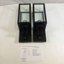 B04005PP(2PK) Dusk To Dawn Outdoor Wall Mounted Lantern Lights Pack Of 2 for sale  Shipping to South Africa
