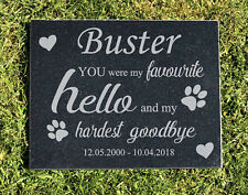 Personalised granite pet for sale  Shipping to Ireland