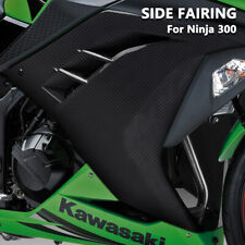Carbon Fiber L & R Side Fairing Upper Panel for KAWASAKI NINJA 300 EX300 13-19 for sale  Shipping to South Africa
