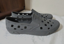 Zapatos de agua grises sin cordones de goma Vans Trek sendero senderismo para hombre talla 12, usado segunda mano  Embacar hacia Argentina