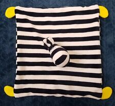 IKEA Klappa Zebra Comforter Blankie Doudou czarny biały żółty lovey na sprzedaż  Wysyłka do Poland