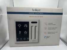 Brilliant Smart Home Control (painel de 2 interruptores), com fio BHA120US-WH2, usado comprar usado  Enviando para Brazil